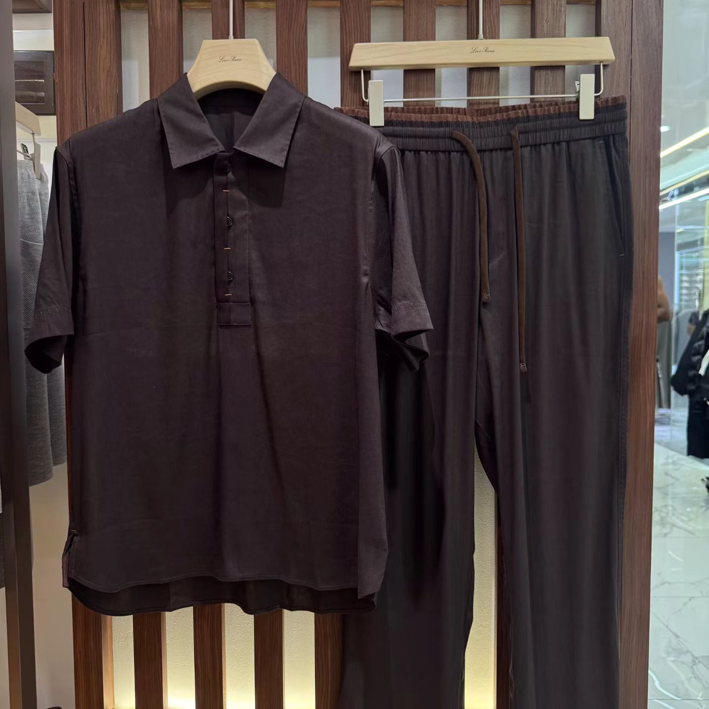 Short Linen Drawstring - Setelan celana pria warna polos berkualitas