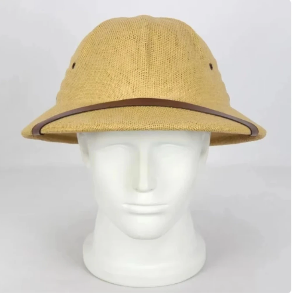 Bucket Hat Straw - Topi Jerami 100% Asli, Topi Pith