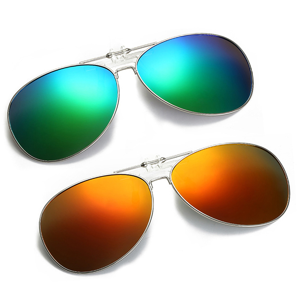 Sunglasses Aviator Polarized - Kacamata Pilot Besar Klip Pada Kacamata