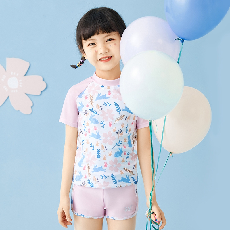 Swim Trunk Quick Dry - Gadis Dua Potong Tahan Air Olahraga