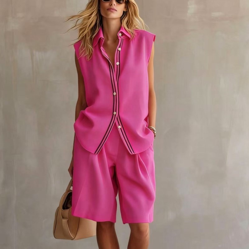 Set Dua Potong Bahan Linen Cam - Linen Shirt Breathable ulasan dan harga