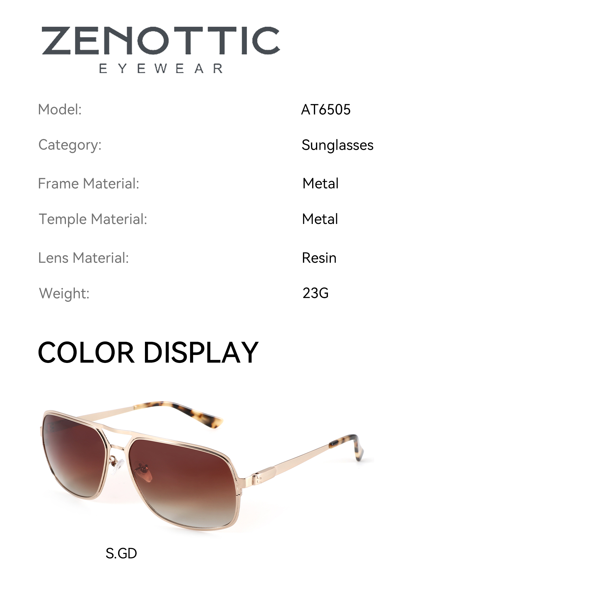 ZENOTTIC (Ukuran XL) Kacamata  - Sunglasses Aviator Polarized ulasan dan harga
