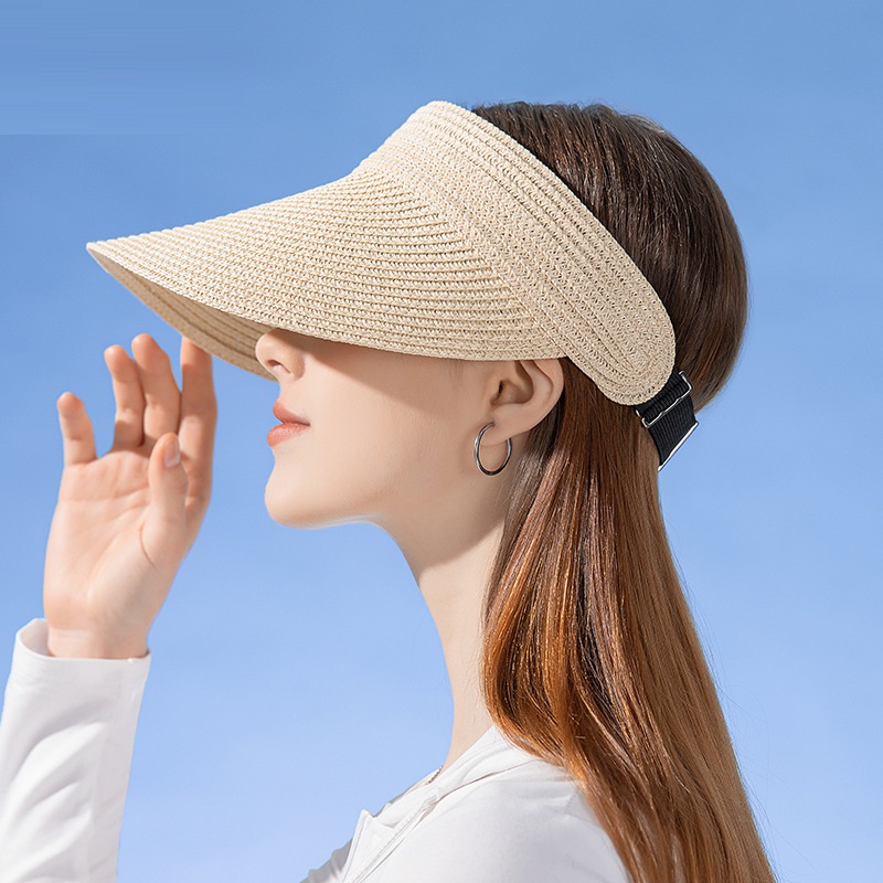 Topi Matahari Pinggiran Lebar  - Bucket Hat Straw ulasan dan harga