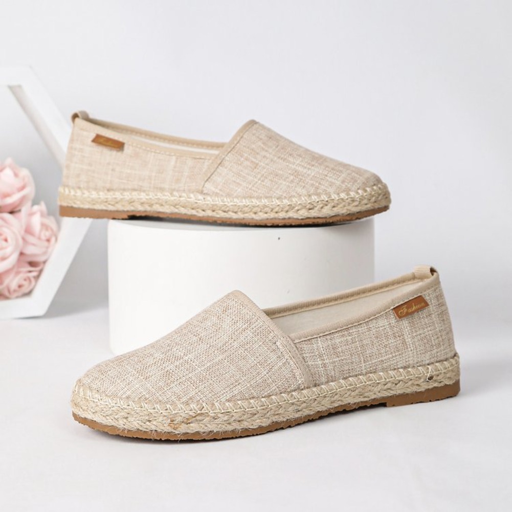 Sepatu Kanvas Datar Nyaman Mus - Espadrille Slip On ulasan dan harga