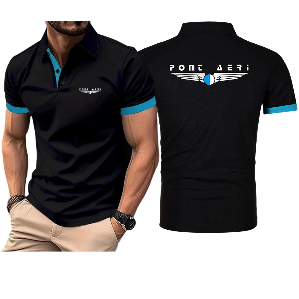 Kaos Polo Pria Basic Disco Log - Polo Shirt Pique ulasan dan harga